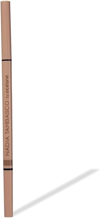lápis de sobrancelhas retrátil slim brow pencil light claro nádia tambasco by océane 