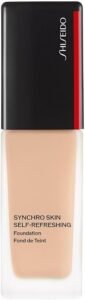 base facial líquida shiseido synchro skin radiant lifting 220 linen