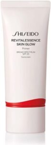 primer facial fps 25 shiseido revitalessence skin glow