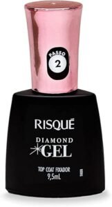 Risqué Top Coat Fixador Diamond Gel Cremoso – 9, 5 ml