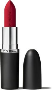 batom silky matte mac macximal lipstick ruby woo