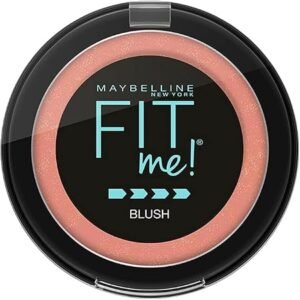 blush em pó ny fit me alta pigmentação efeito natural rosa