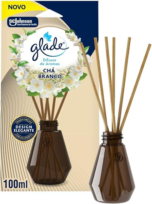 difusor de ambiente glade chá branco 