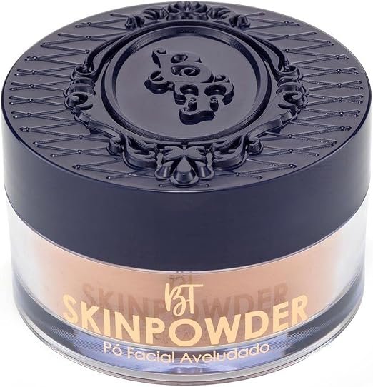 pó solto facial aveludado unique amber bt skin