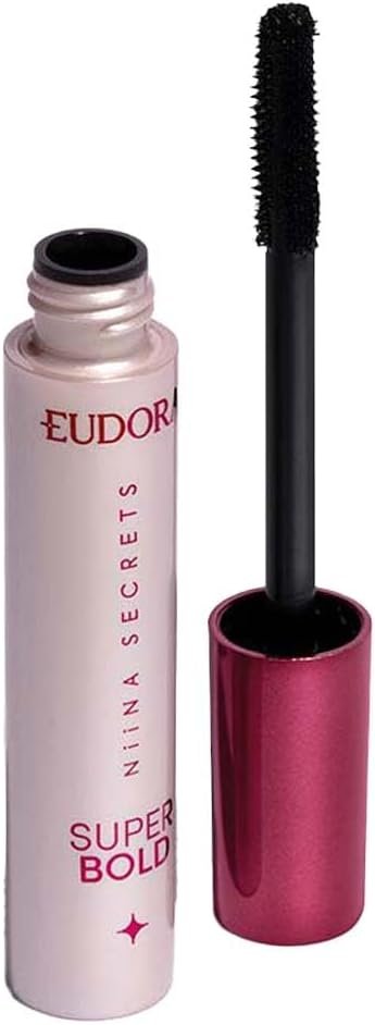 Máscara de Cílios Niina Secrets Super Bold Volume Extremo Efeito Cílios Postiços