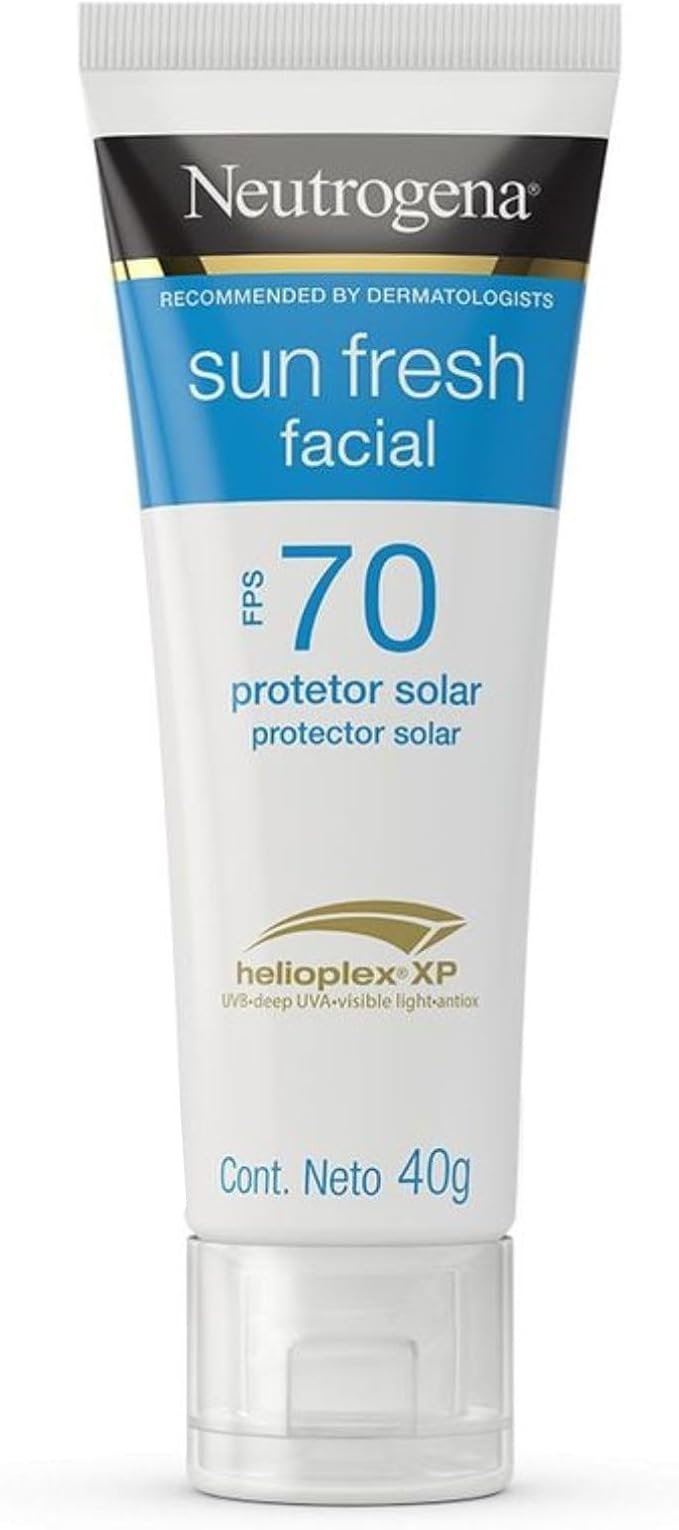 Protetor Solar Facial Neutrogena Sun Fresh Toque Seco FPS 70 – 40g
