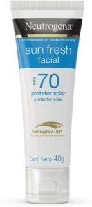 Protetor Solar Facial Neutrogena Sun Fresh Toque Seco FPS 70 – 40g