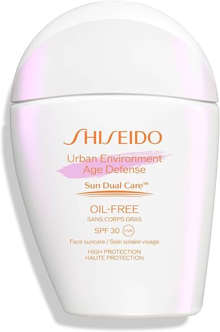 protetor solar facial shiseido urban environment oil-free fps 30 – 30ml