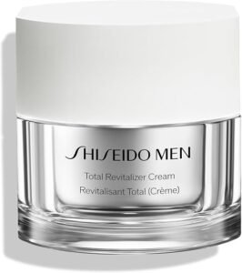 creme anti-idade facial shiseido men total revitalizer 50ml