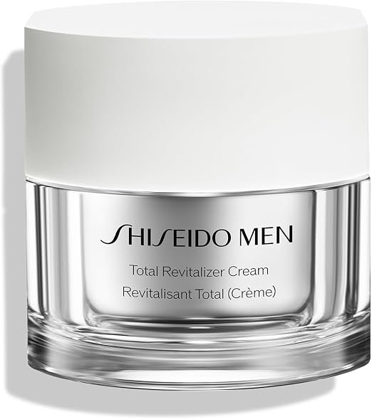creme anti-idade facial shiseido men total revitalizer 50ml