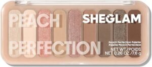 Paleta de Sombras SHEGLAM Peach Perfection – 9 Cores