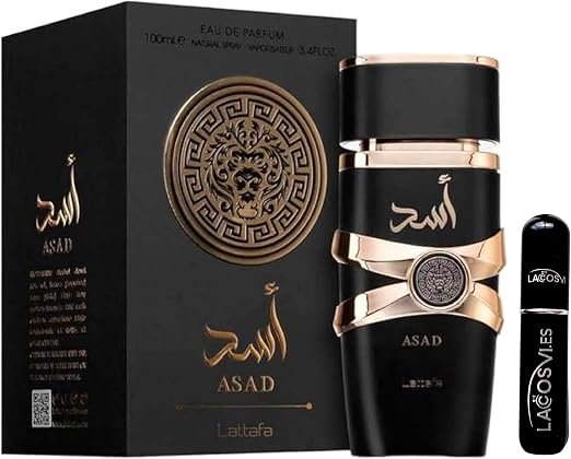 perfume asad lattafa masculino eau de parfum 100ml original + atomizador recarregável 5ml